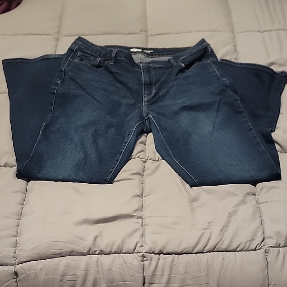 Old Navy Women's Boot Cut Jeans in Dark Indigo